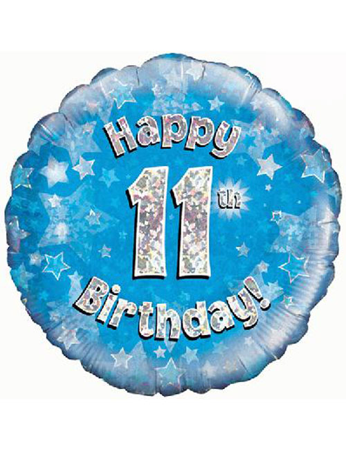 11th Foil Birthday Balloon