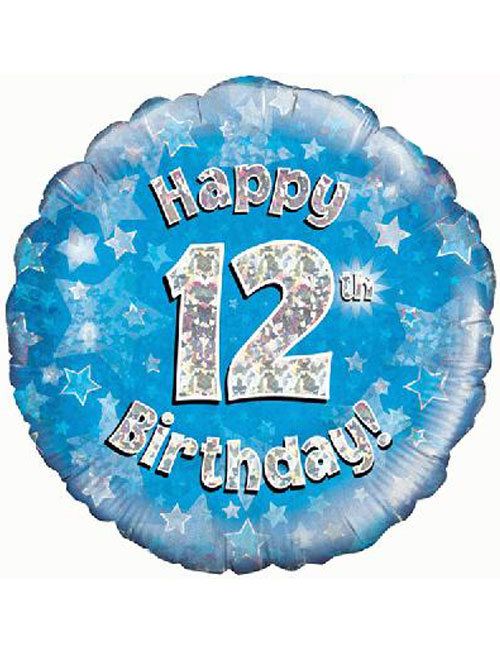 12th Foil Birthday Balloon