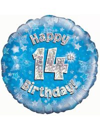 14th Foil Birthday Balloon