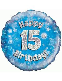 15th Foil Birthday Balloon