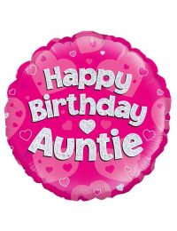 18 inch Happy Birthday Auntie