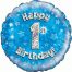 1st Birthday Foil Balloon