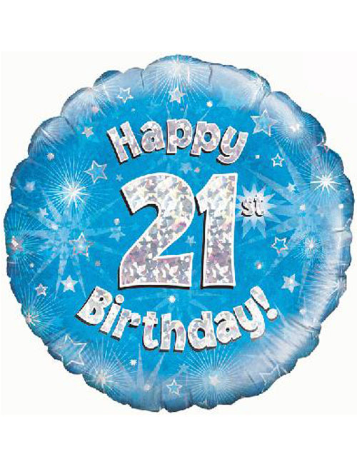 21st Foil Birthday Balloon