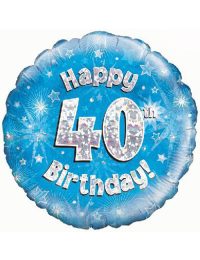 40th Foil Birthday Balloon