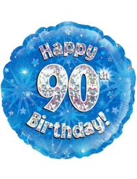 90th Foil Birthday Balloon