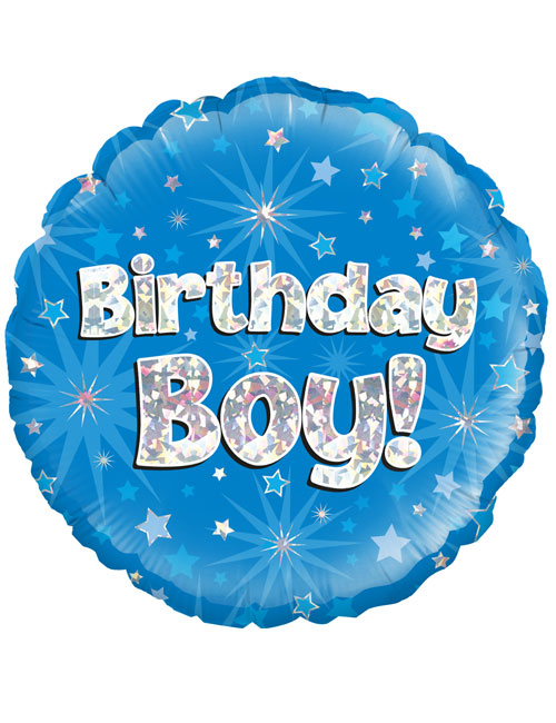 18" Blue Birthday Boy