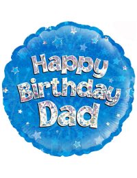 18" Blue Birthday Dad