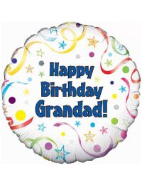 18" Happy Birthday Grandad Balloon