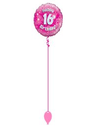 Pink 16th Foil Balloon