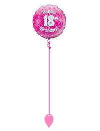 Pink 18th Foil Balloon