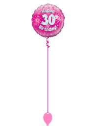 Pink 30th Foil Balloon