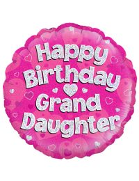 18" Pink Birthday Grandaughter