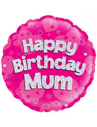 18" Pink Birthday Mum