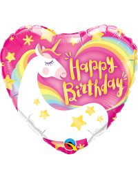 18inch Happy Birthday Magical Unicorn Balloon