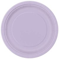 9" Dinner Plates x 8 Lavender