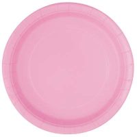 9" Dinner Plates x 8 Lovely Pink