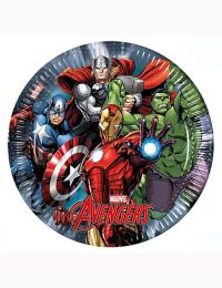 Avengers Party Plates 23cm (Pack of 8)