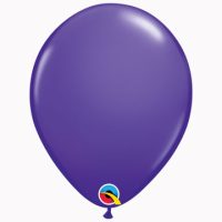 11" Plain Fashion Purple Violet Latex Balloons (Pack 6)