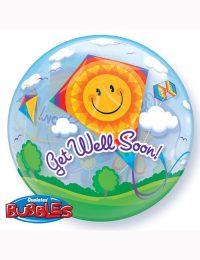 Bubble Balloon Get Well Soon Kites 22"