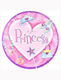 Princess Party Plates 23cm (Pack of 8)