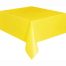 Solid Rectangular Plastic Table Cover 54"x108" Yellow