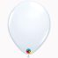 11" Plain Standard White Latex Balloons (Pack 6)