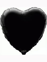 18"-Black-Heart-Foil-Balloon