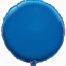 18" Blue Round Foil Balloon