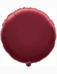 18'-Burgundy-Round-Foil-Balloon