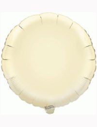 18'-Ivory-Round-Foil-Balloon