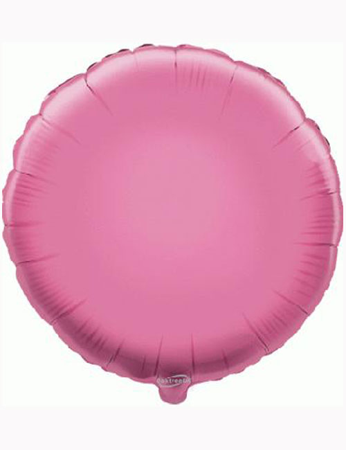 18' Pink Round Foil Balloon