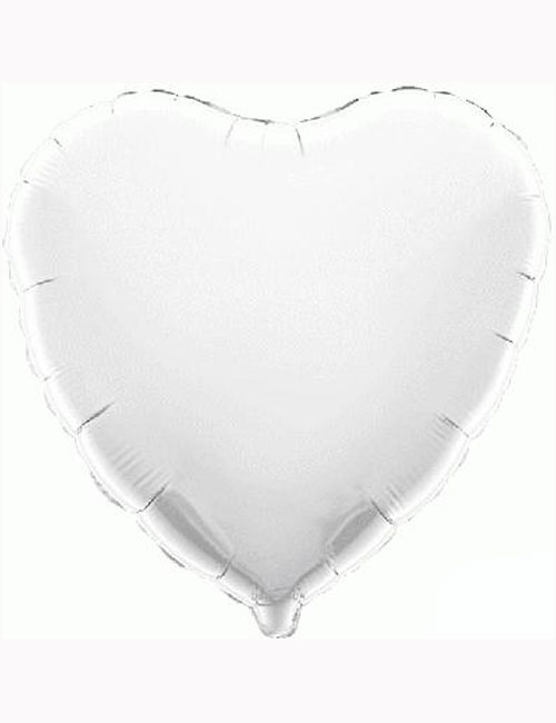 18"-White-Heart-Foil-Balloon