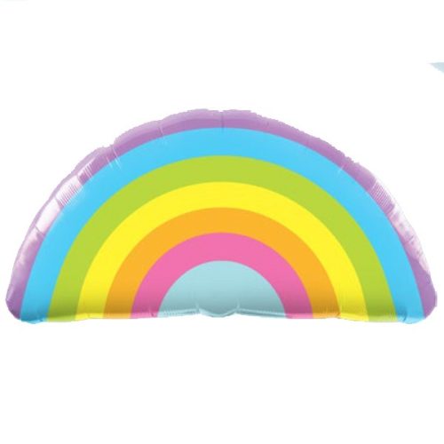 radiant rainbow shape balloon