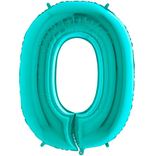 40" Tiffany Number 0 Foil Balloon