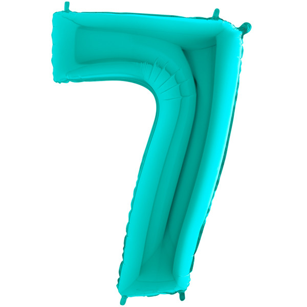 40" Tiffany Number 7 Foil Balloon