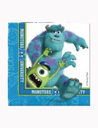 Monsters Inc University Napkins