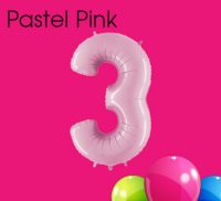 Pastel Pink Numbers