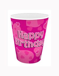 Pink Birthday Cups