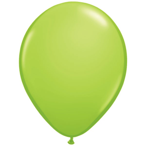 11" Fashion Lime Green Latex Balloons