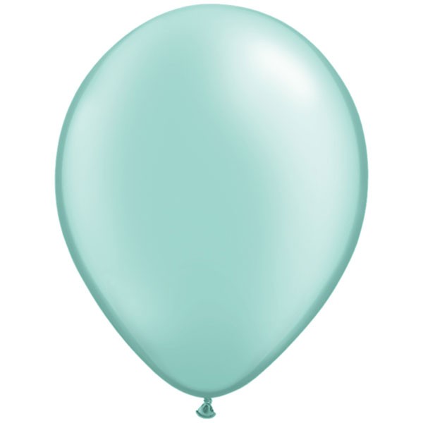 mint-green-11-pearl-latex-balloons