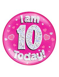 I-am-10-Badge-Pink