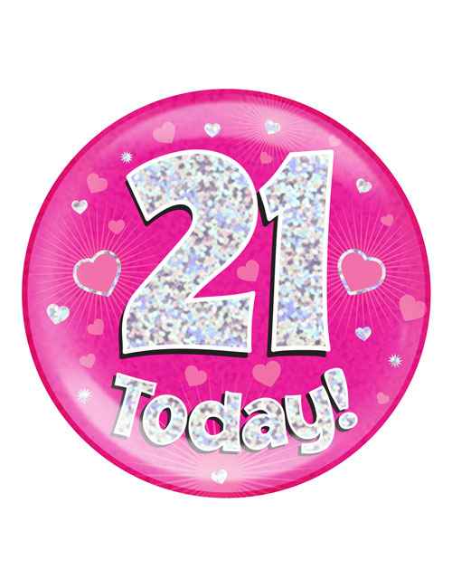 21-Today-Badge-Pink