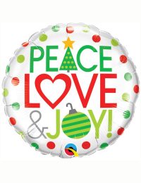 Peace Love Joy Balloon