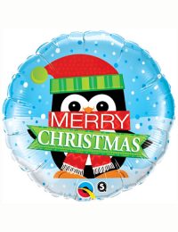 Penguin Merry Christmas Balloon