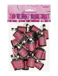 Pink Party Poppers