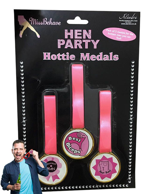 Hen Party Hottie Medals