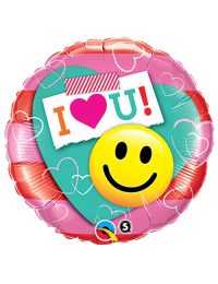 I Love You Smile Face Balloon