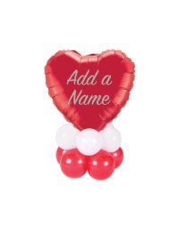 Personalised Heart Stack Balloon