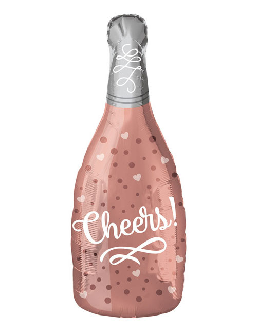 Rose Gold Champagne Cheers Balloon