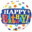 18 inch Band & Dots Birthday Balloon